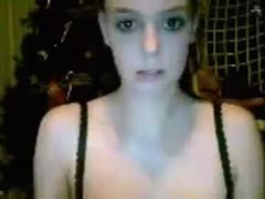 Adorable pale honey used her webcam to show off her little yet adorable zeppelins.